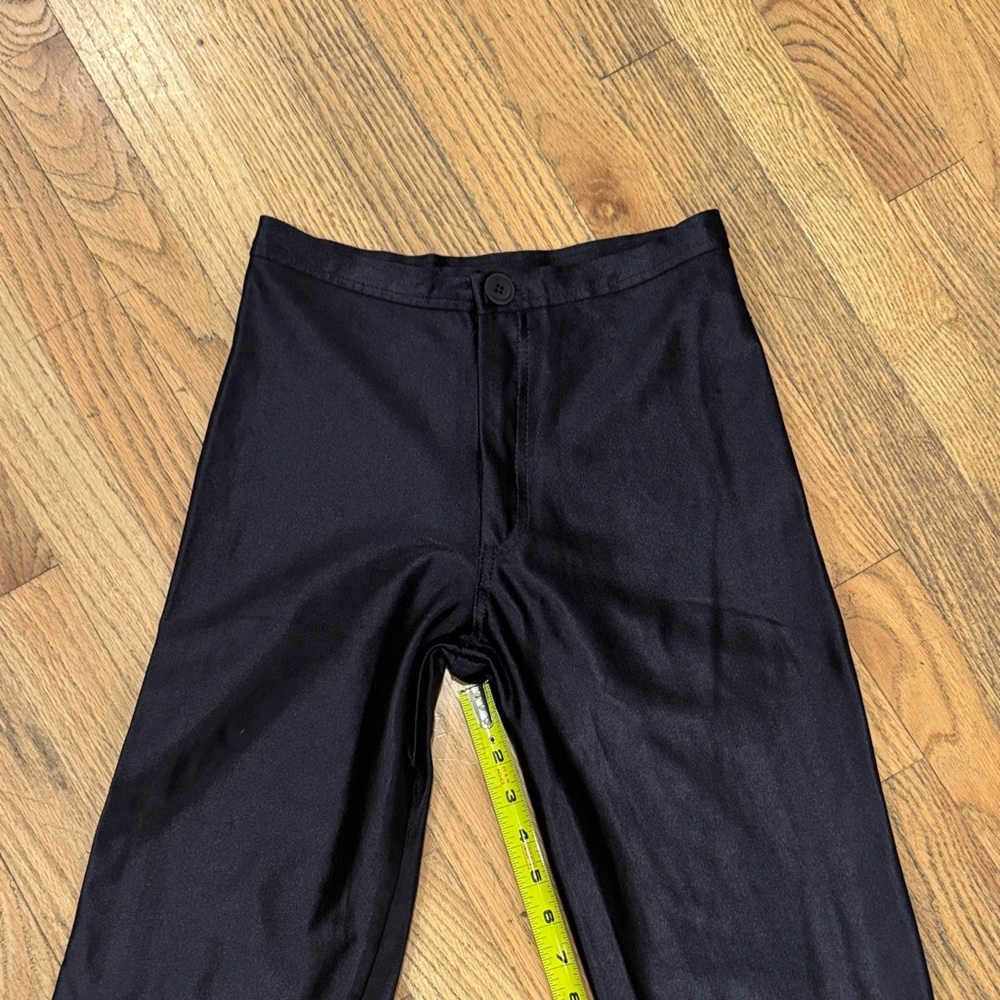 Vintage Frederick's of Hollywood Women's Black Straight Leg Pants - Picture 7 of 14